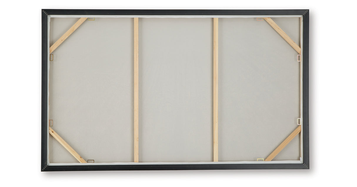 Waldard Gray/Taupe/White Wall Art from Ashley - Luna Furniture