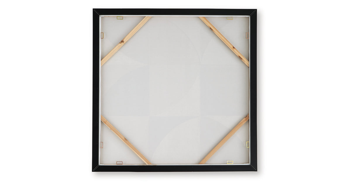 Harelman Tan/Taupe/White Wall Art from Ashley Furniture - Luna Furniture