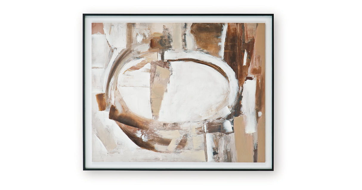 Bradlow Brown/White/Black Wall Art from Ashley Furniture - Luna Furniture