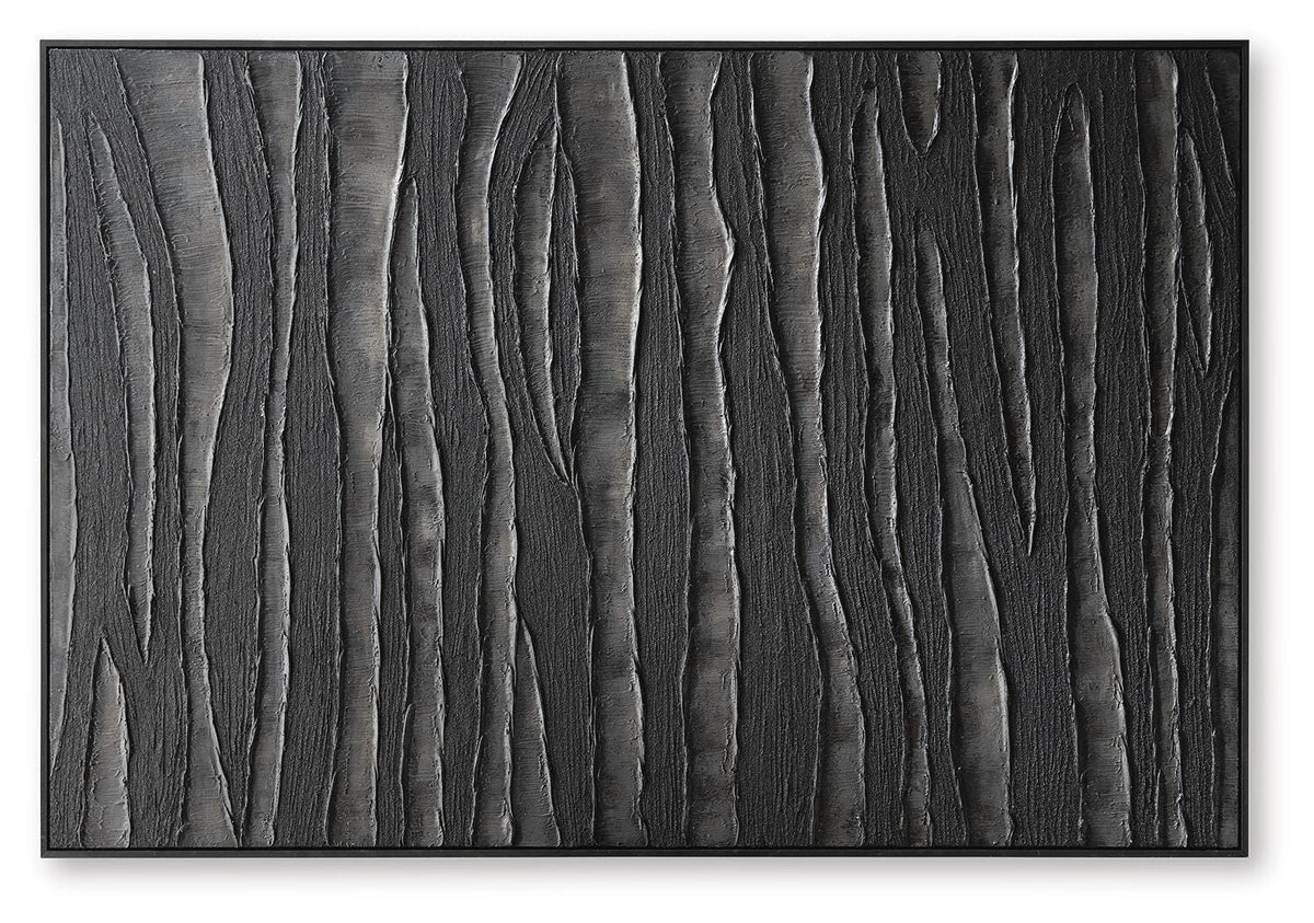 Lynnworth Black/Brown Wall Art from Ashley - Luna Furniture