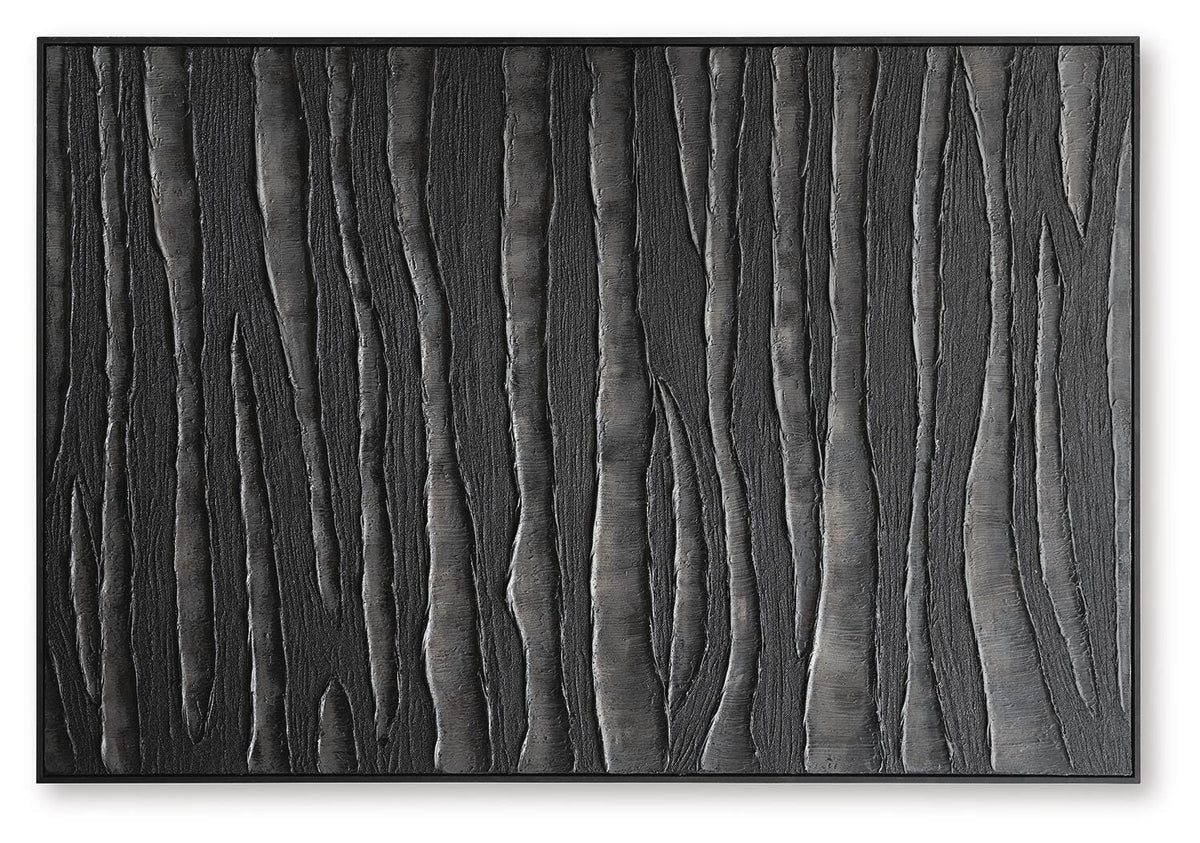 Lynnworth Black/Brown Wall Art from Ashley - Luna Furniture