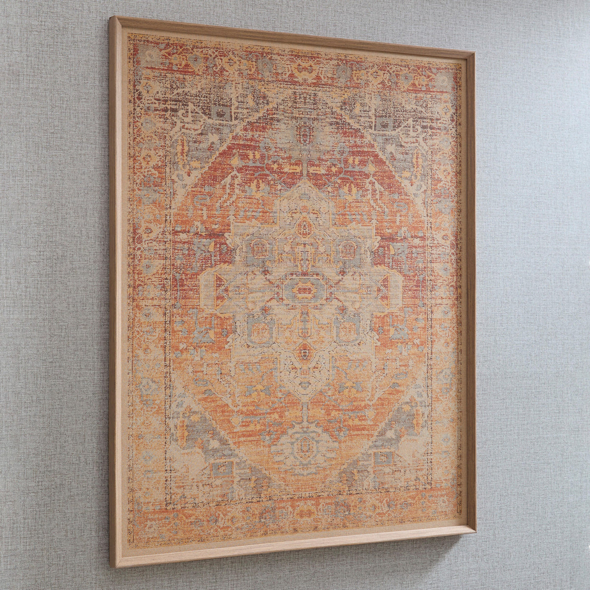 Kerrickson Red/Orange/Blue Wall Art from Ashley - Luna Furniture