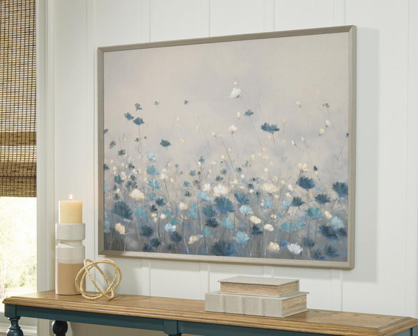 Claydale Gray/Blue/White Wall Art