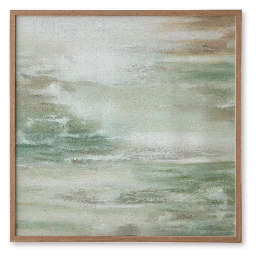 Daybourne Green/Brown/White Wall Art from Ashley - Luna Furniture