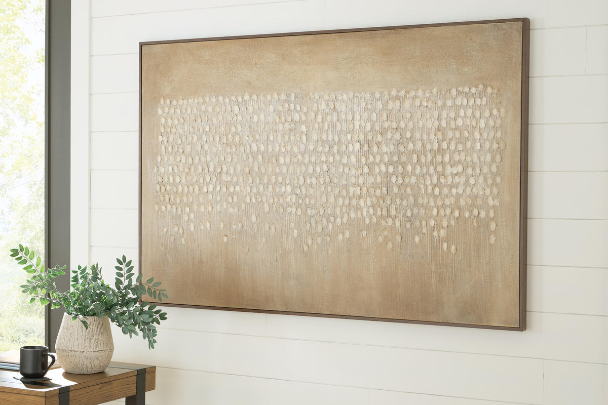 Jamworth Brown/Beige Wall Art from Ashley - Luna Furniture