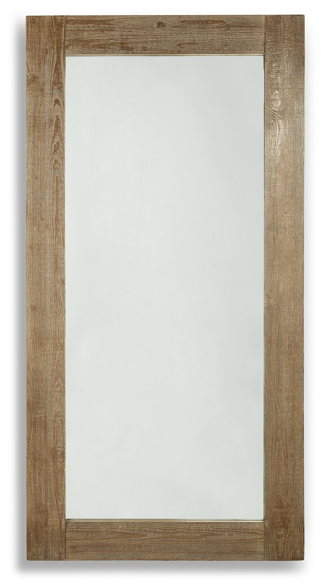 Waltleigh Distressed Brown Floor Mirror from Ashley - Luna Furniture