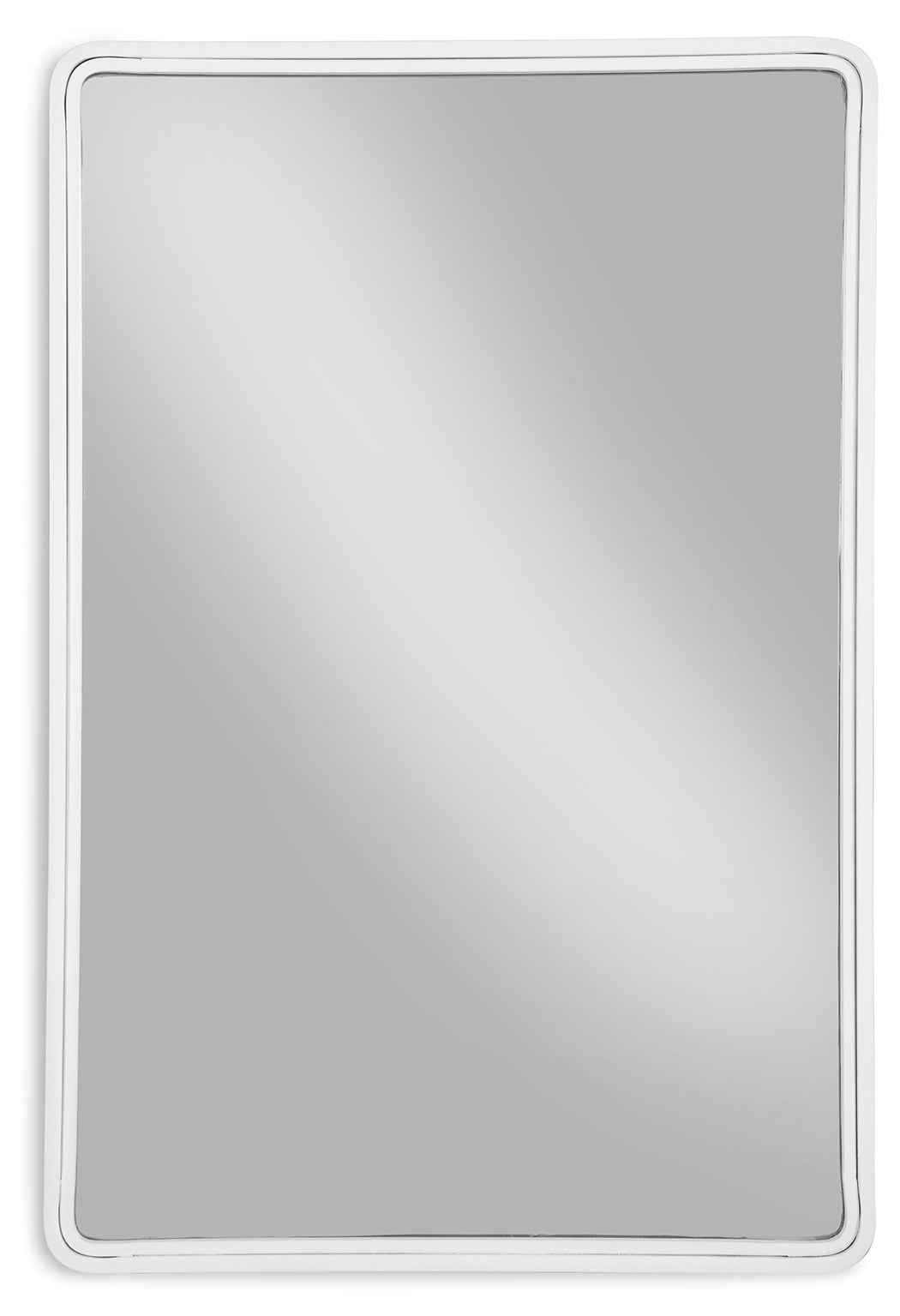 Brocky White Accent Mirror from Ashley - Luna Furniture