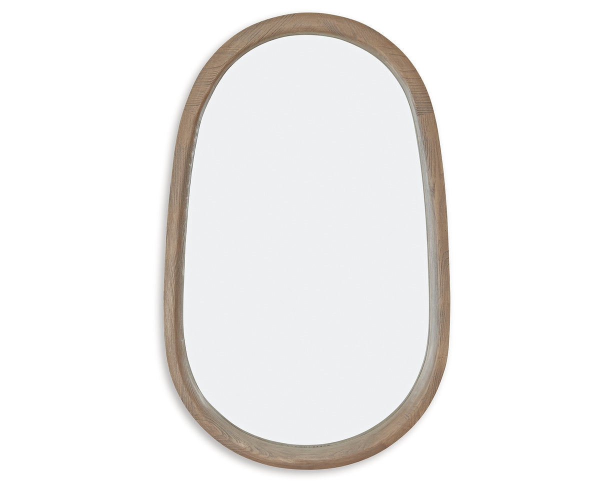 Aarilynn Antique Brown Accent Mirror from Ashley Furniture - Luna Furniture