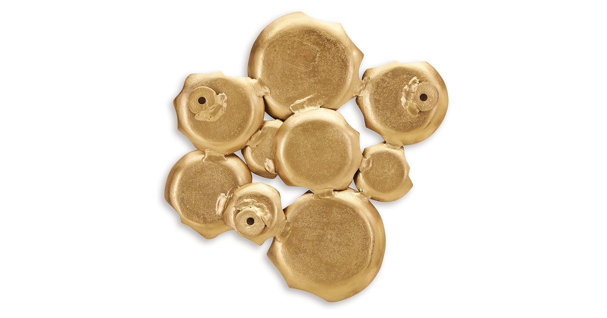 Gageton Antique Gold Finish Wall Decor from Ashley Furniture - Luna Furniture