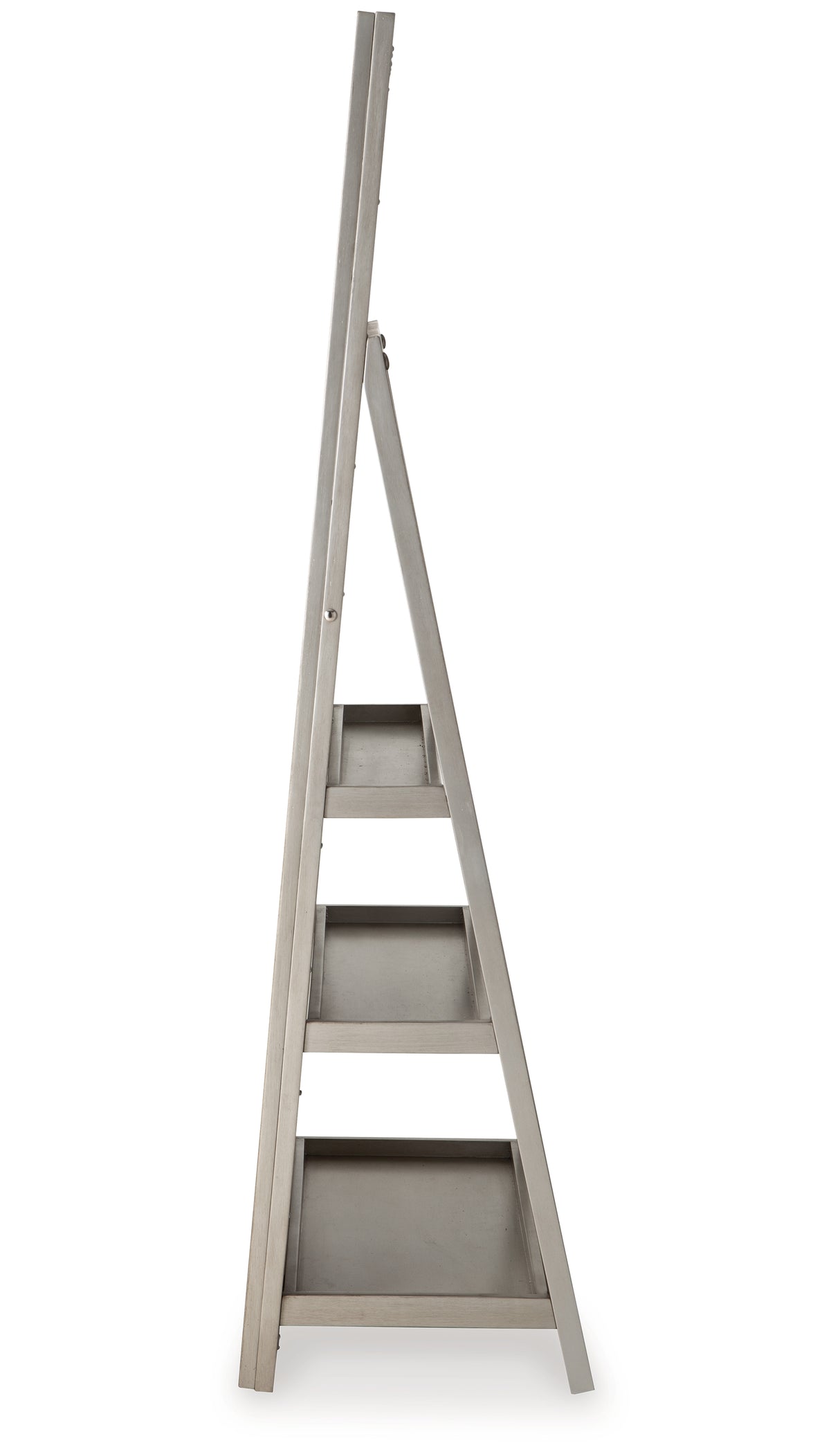 Evesen Champagne Floor Standing Mirror with Storage from Ashley Furniture - Luna Furniture