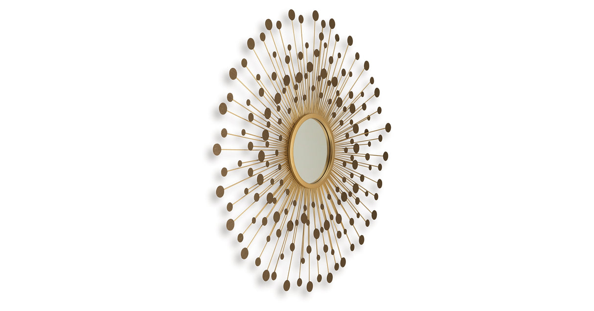 Morwenna Bronze/Gold Finish Accent Mirror from Ashley - Luna Furniture