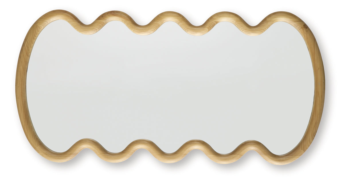 Serendis Brown Accent Mirror from Ashley - Luna Furniture