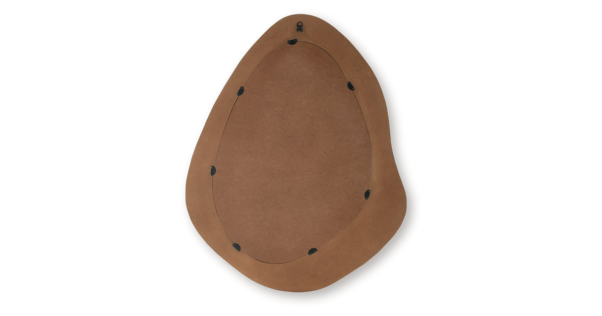 Kierlock Black/Gold Finish Accent Mirror from Ashley - Luna Furniture