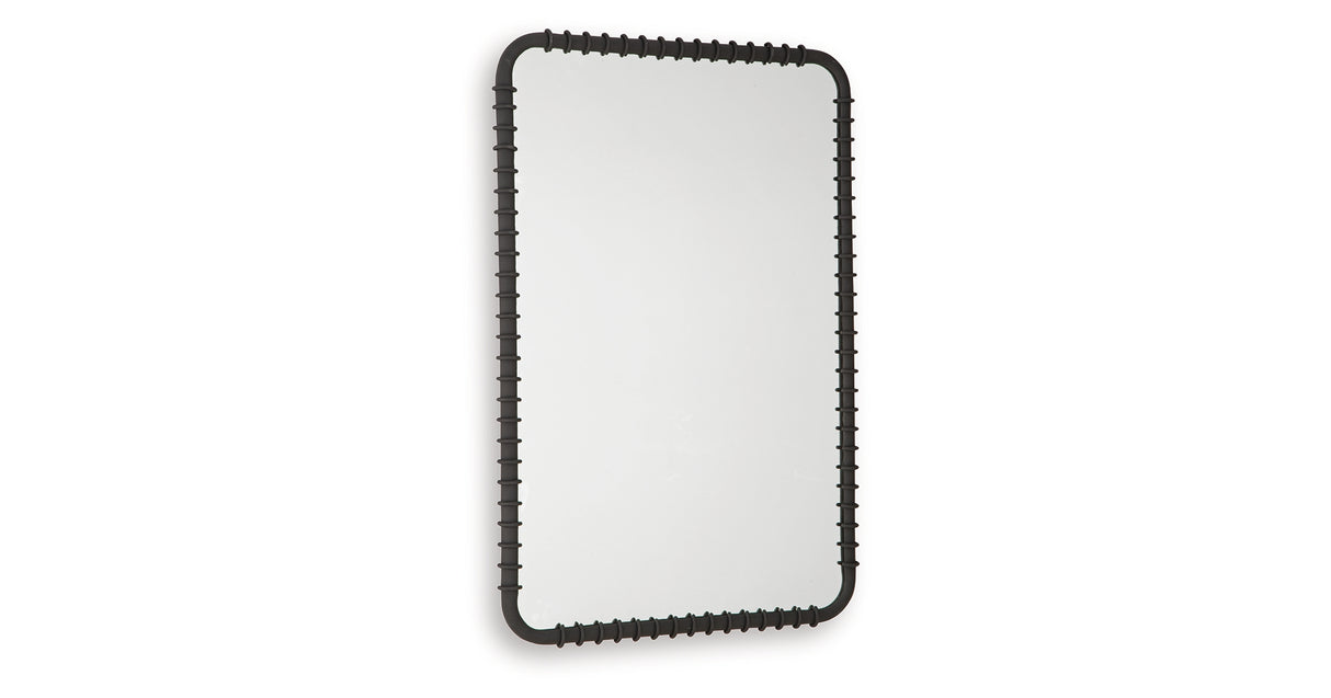 Judlow Black Accent Mirror from Ashley - Luna Furniture