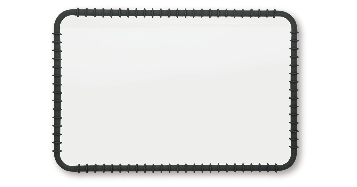 Judlow Black Accent Mirror from Ashley - Luna Furniture