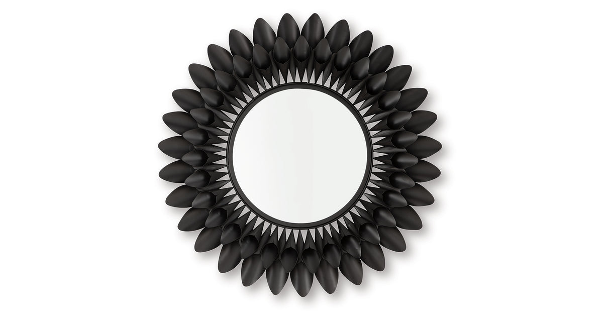 Ryenmour Oil Rubbed Bronze Finish Accent Mirror from Ashley Furniture - Luna Furniture