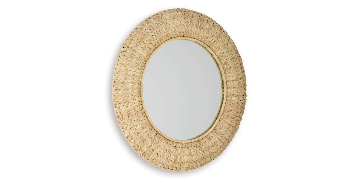 Briggsburg Natural Accent Mirror from Ashley - Luna Furniture