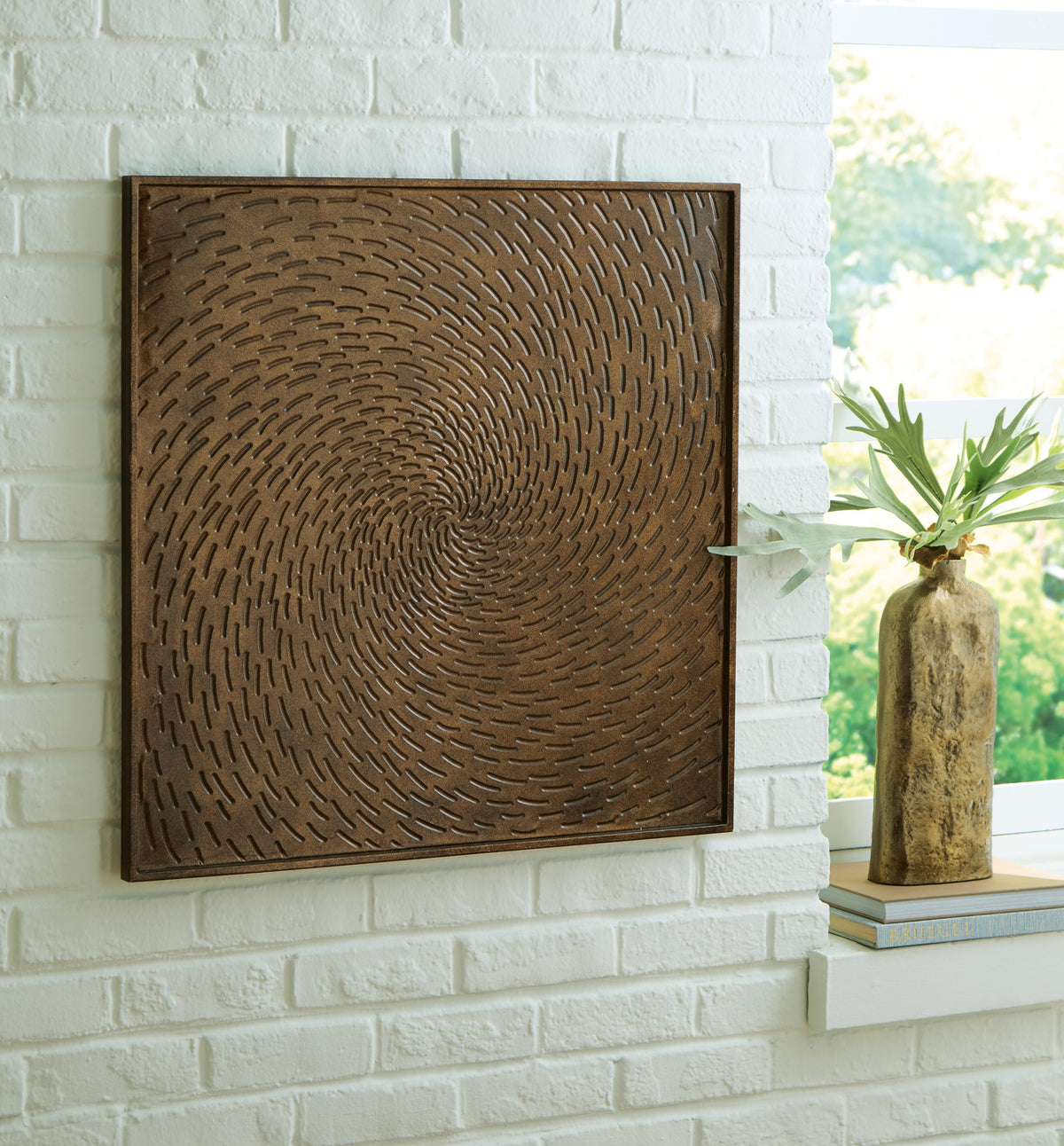 Dullter Antique Brown Wall Decor from Ashley - Luna Furniture