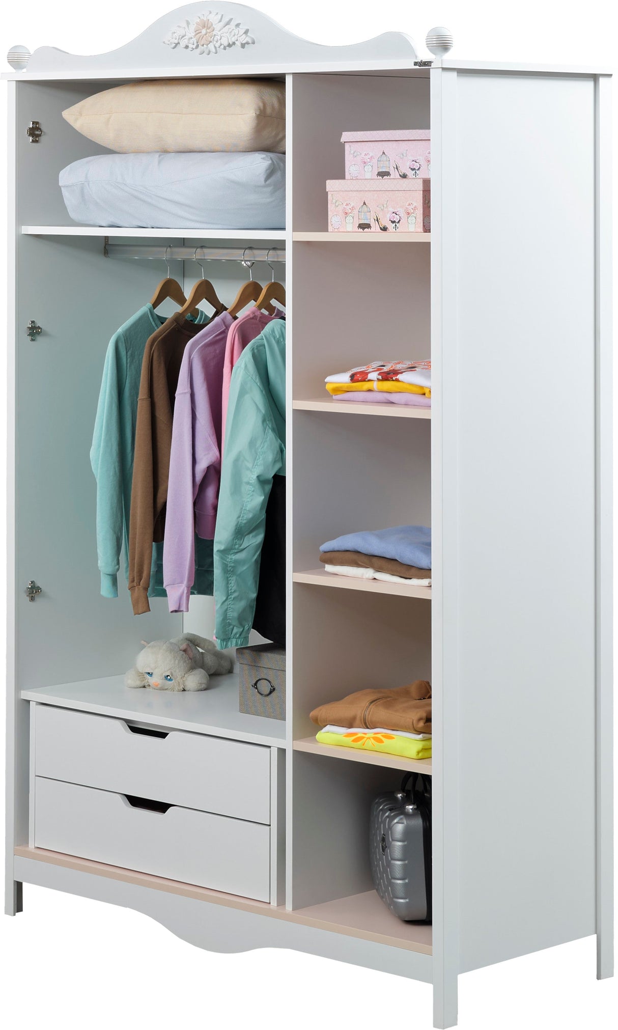Alya 3 Door Wardrobe from Furnia - Luna Furniture
