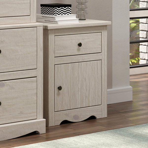 Stavros White Nightstand