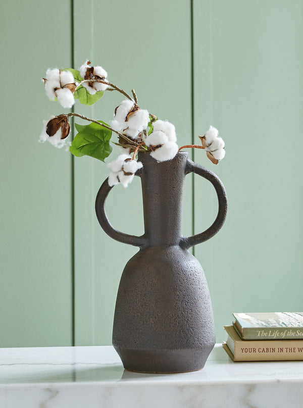 Aadeen Distressed Brown Vase