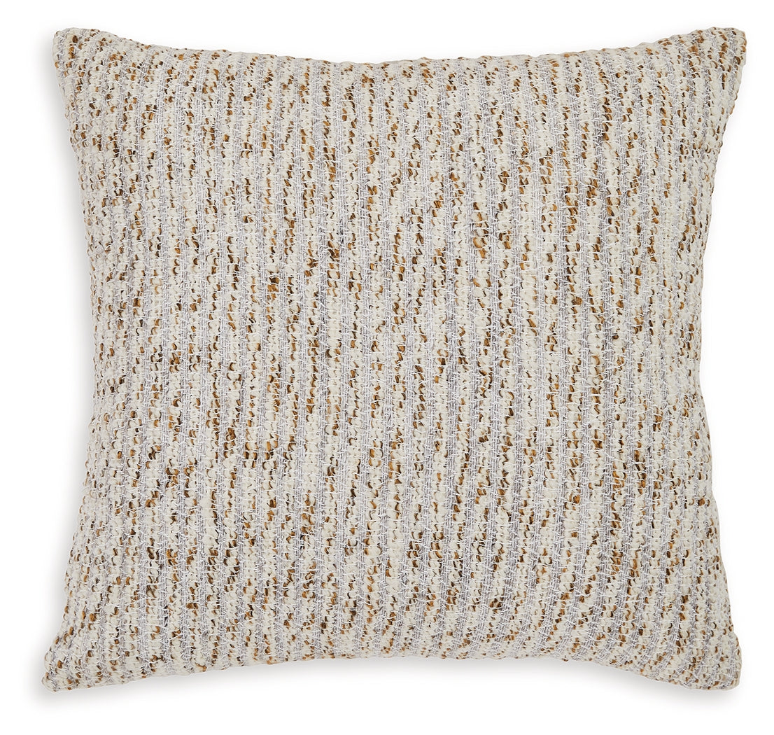 Abler Ivory/Gray/Gold Pillow from Ashley - Luna Furniture