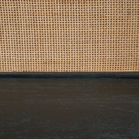 Abyard Black/Natural Bookcase from Ashley - Luna Furniture