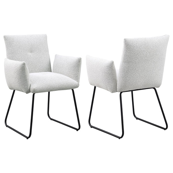 Ackland Light Gray Dining Side Chair, Set of 2