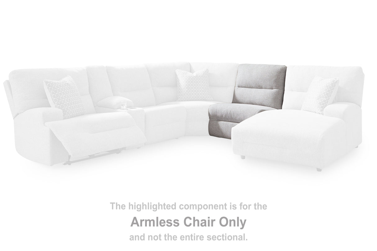 Acklen Place Alloy Armless Chair from Ashley - Luna Furniture