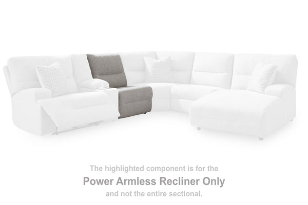 Acklen Place Alloy Power Armless Recliner