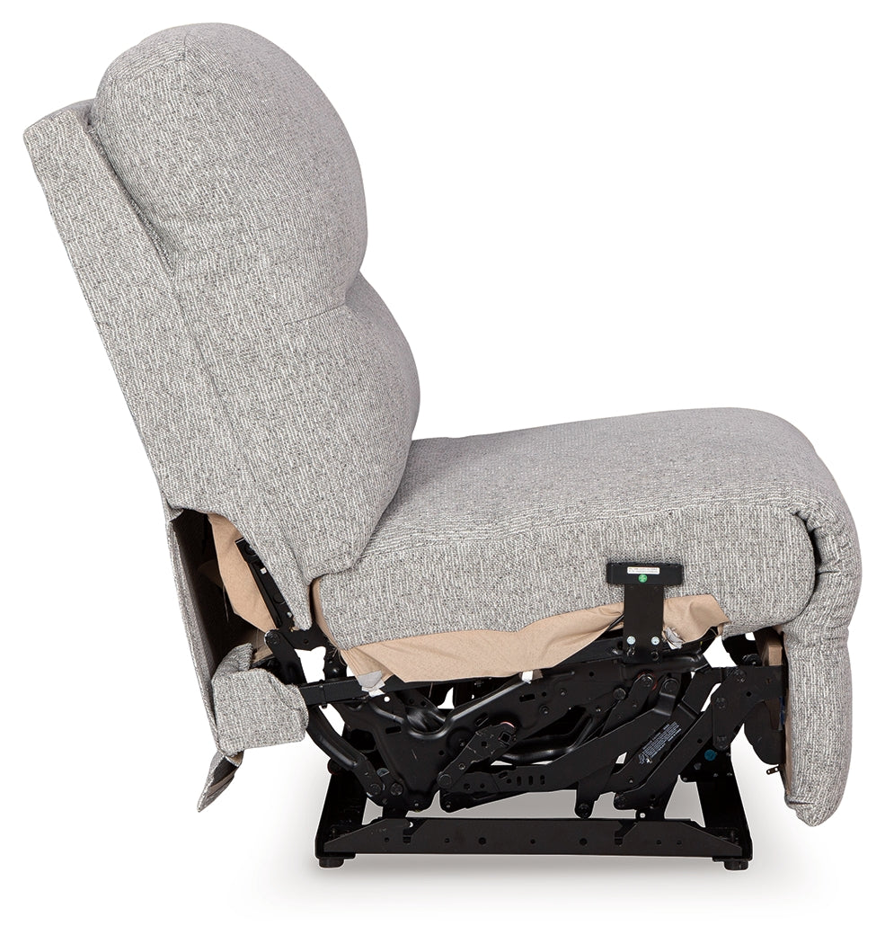 Acklen Place Alloy Power Armless Recliner from Ashley - Luna Furniture