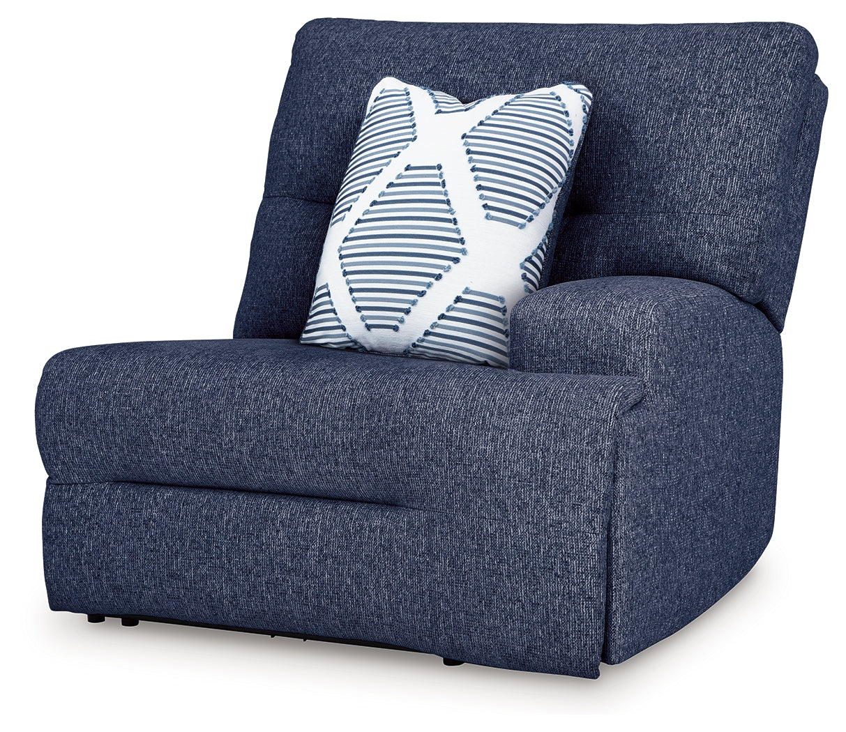 Acklen Place Navy Right-Arm Facing Power Recliner from Ashley - Luna Furniture