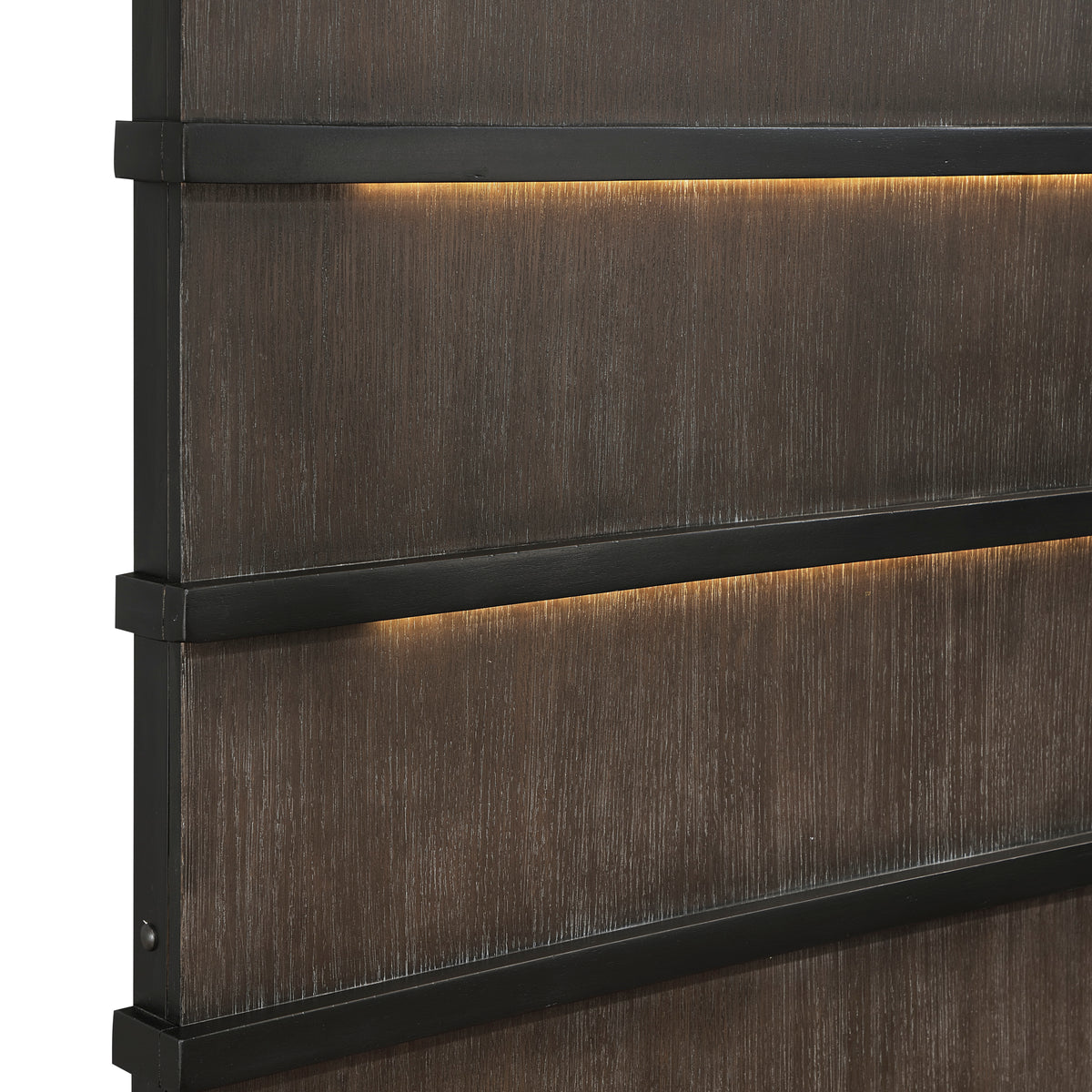 Acworth Brownish Gray King Panel Bed from Homelegance - Luna Furniture