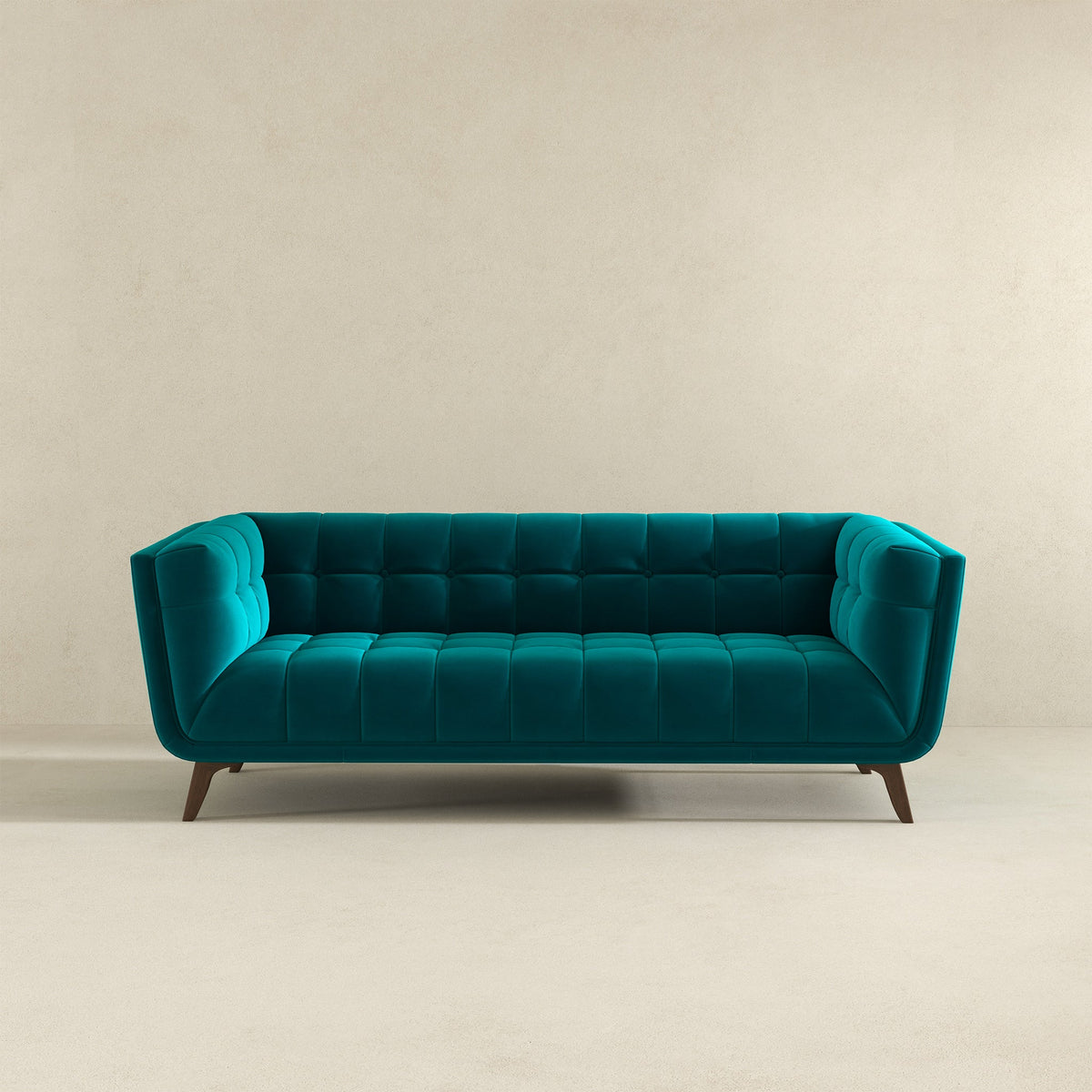 Addison Teal Large Velvet Sofa from Ashcroft Furniture - Luna Furniture