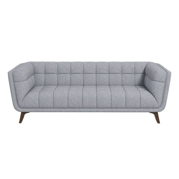 Addison Light Gray Large Fabric Sofa