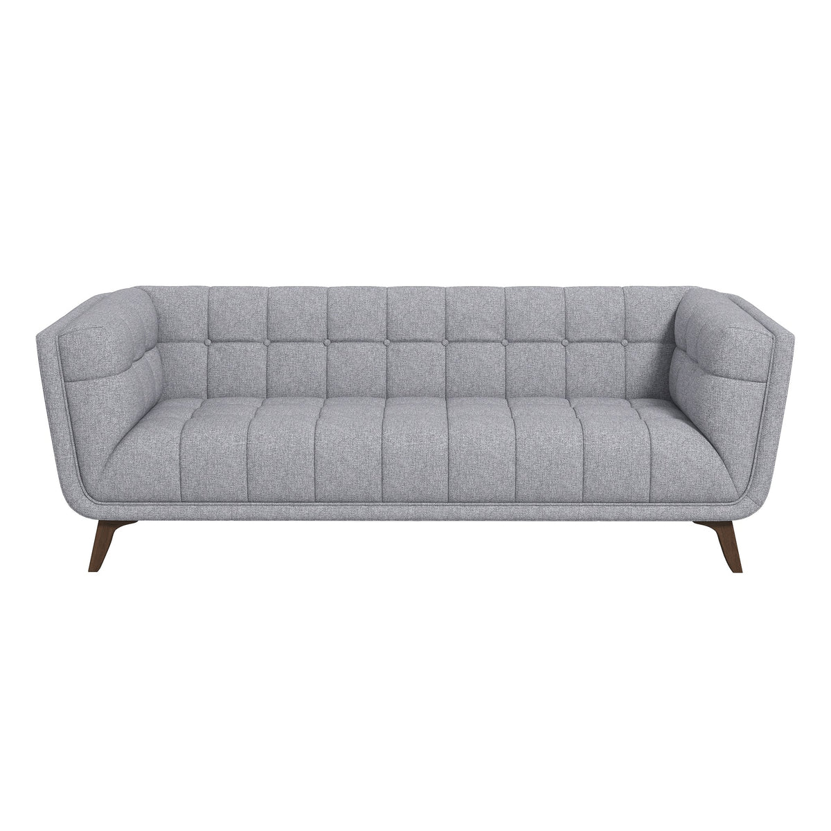 Addison Light Gray Large Fabric Sofa from Ashcroft Furniture - Luna Furniture