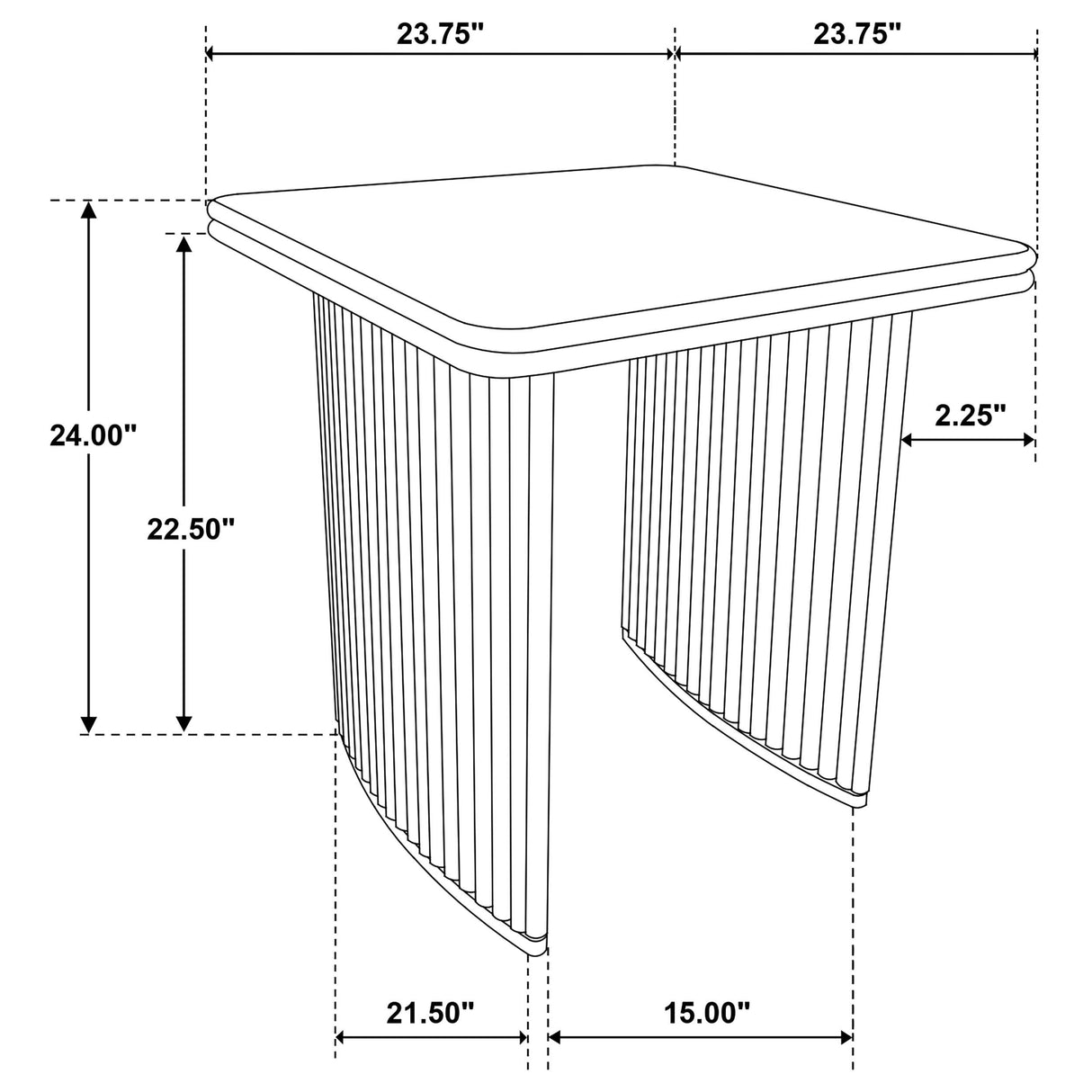 Adina Distressed Light Brown 2-Piece Wood Coffee Table Set from Coaster - Luna Furniture
