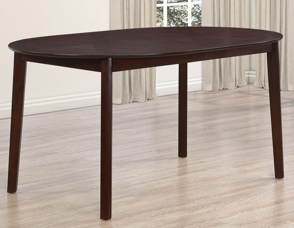 Adrian Espresso 60″ Oval Dining Table