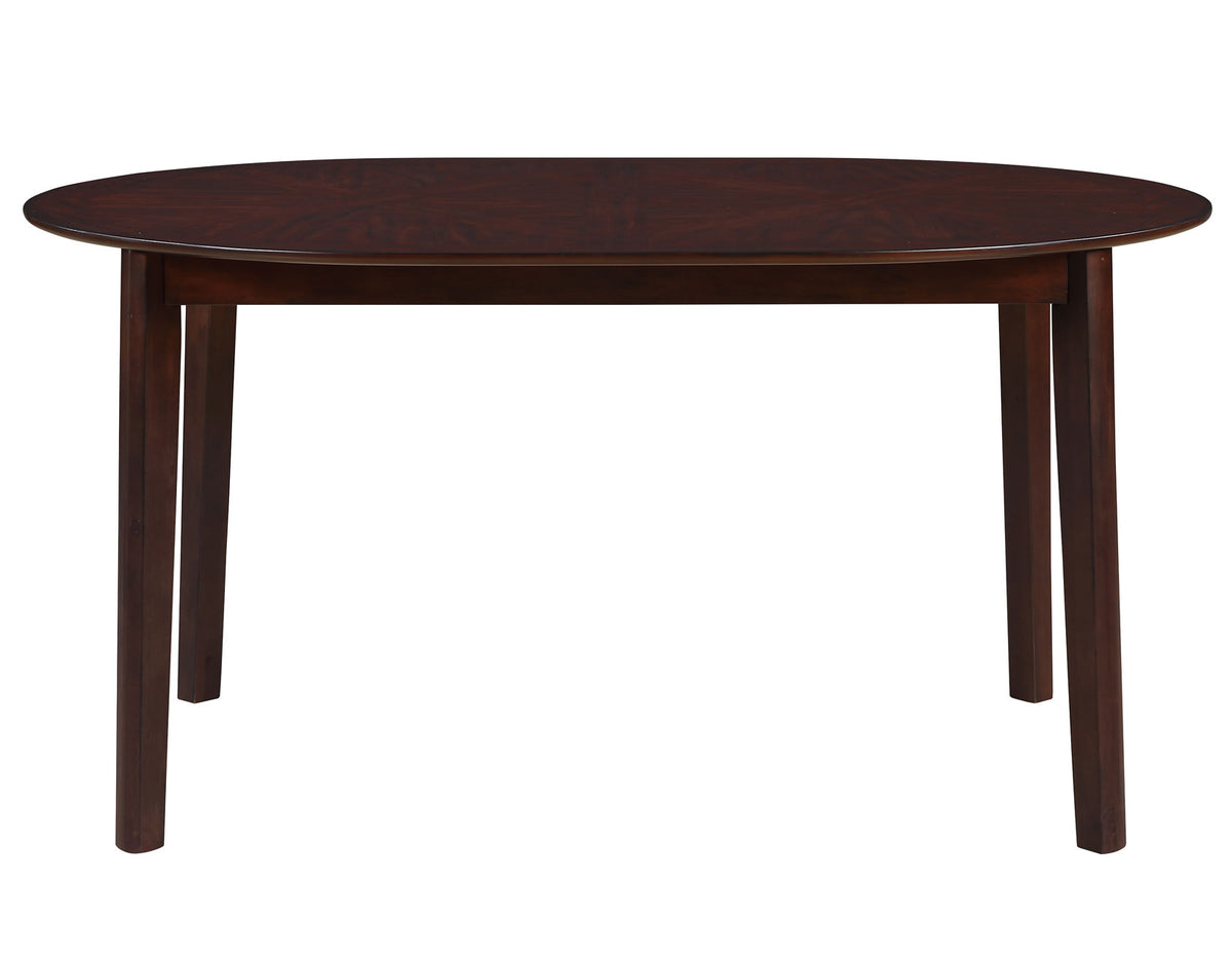 Adrian Espresso 60″ Oval Dining Table from Steve Silver - Luna Furniture