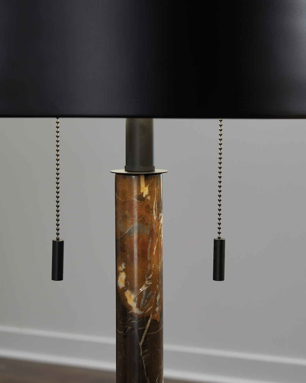 Alanbert Brown/Black Table Lamp from Ashley - Luna Furniture