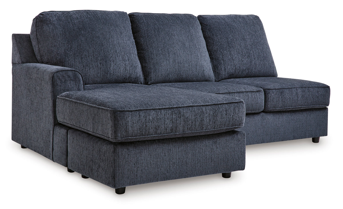Albar Place Cobalt 2-Piece RAF Chaise Sectional from Ashley Furniture - Luna Furniture