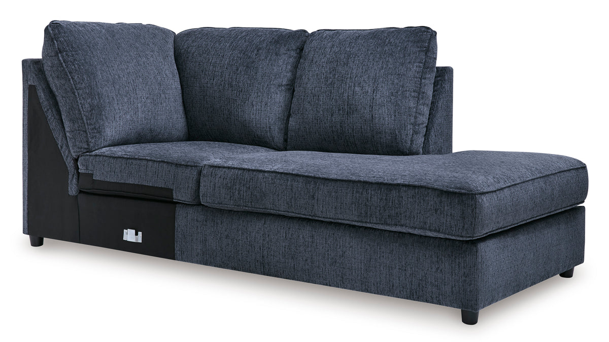 Albar Place Cobalt 2-Piece RAF Chaise Sectional from Ashley Furniture - Luna Furniture
