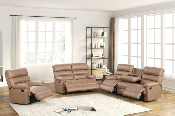 Albert Saddle 3-Piece Reclining Living Room Set