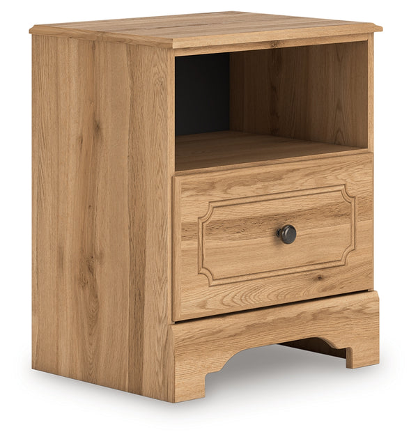 Aleaport Warm Brown Nightstand