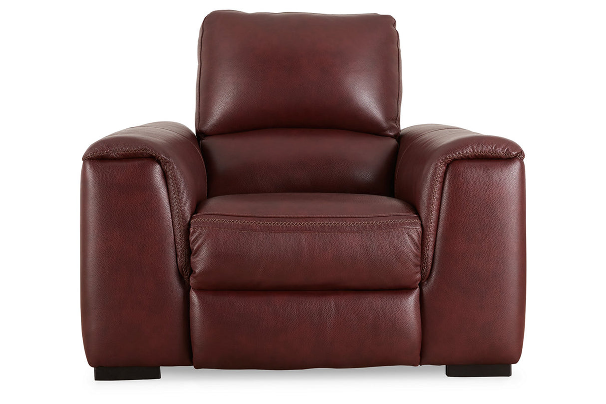 Alessandro Garnet Reclining Sofa and Recliner from Ashley - Luna Furniture