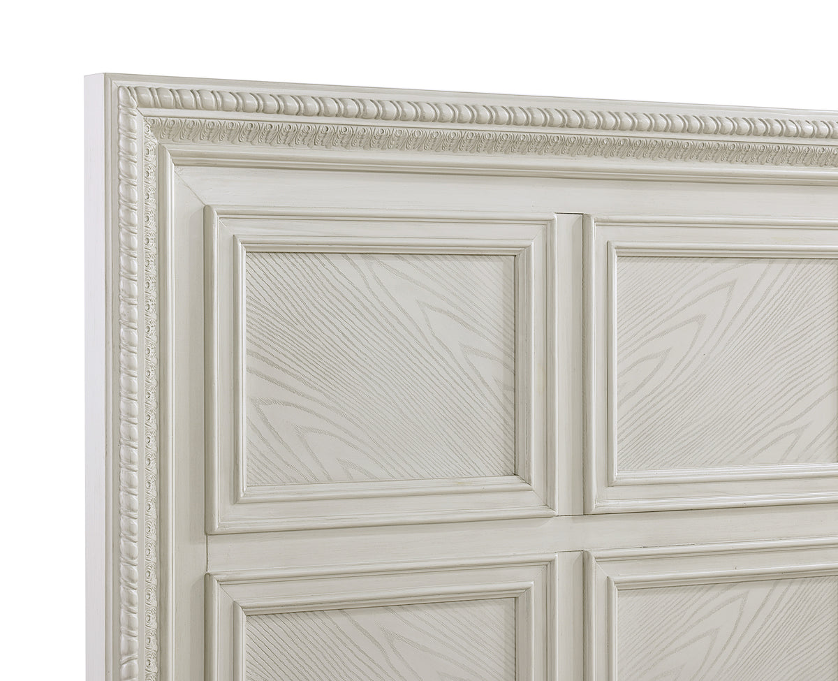 Alexandria Antique White Panel Bedroom Set from Crown Mark - Luna Furniture