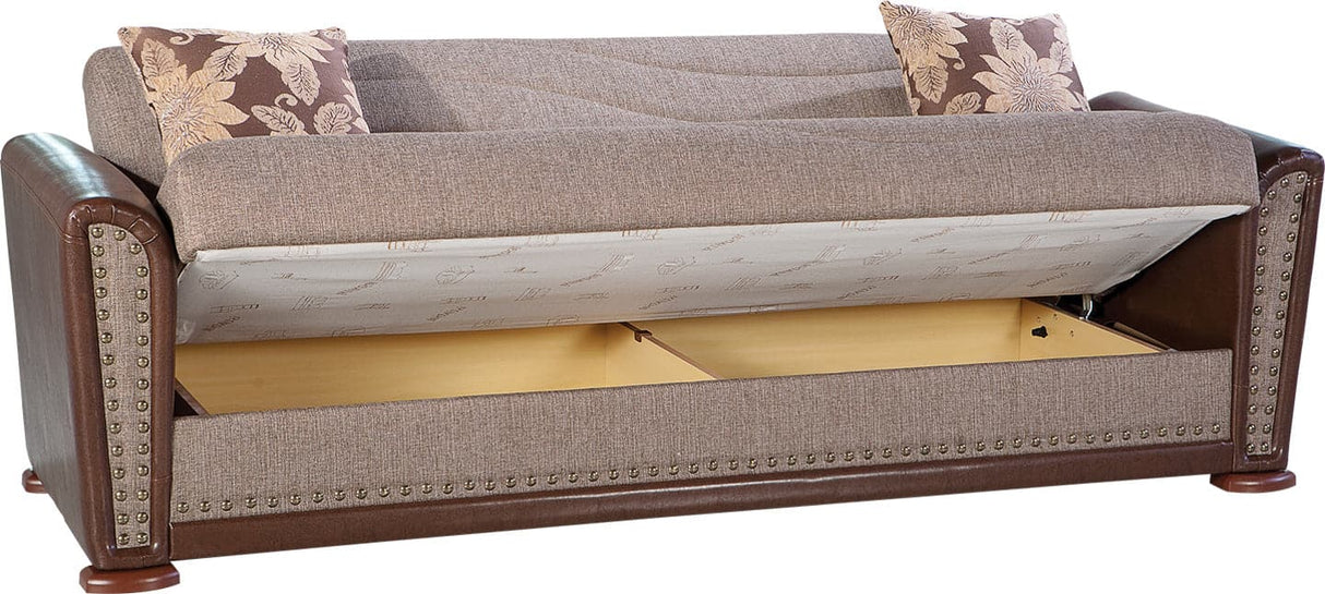 Alfa Redeyef Brown Sleeper Sofa from Bellona - Luna Furniture