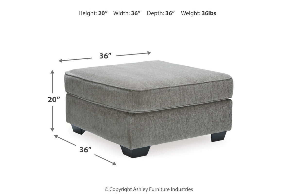 Altari Alloy 2-Piece Sleeper Sectional, Loveseat and Ottoman from Ashley - Luna Furniture