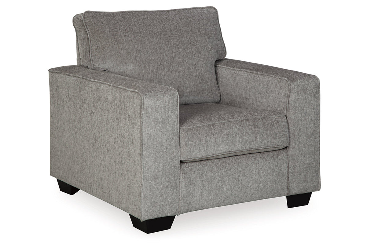 Altari Alloy Chair and Ottoman from Ashley - Luna Furniture