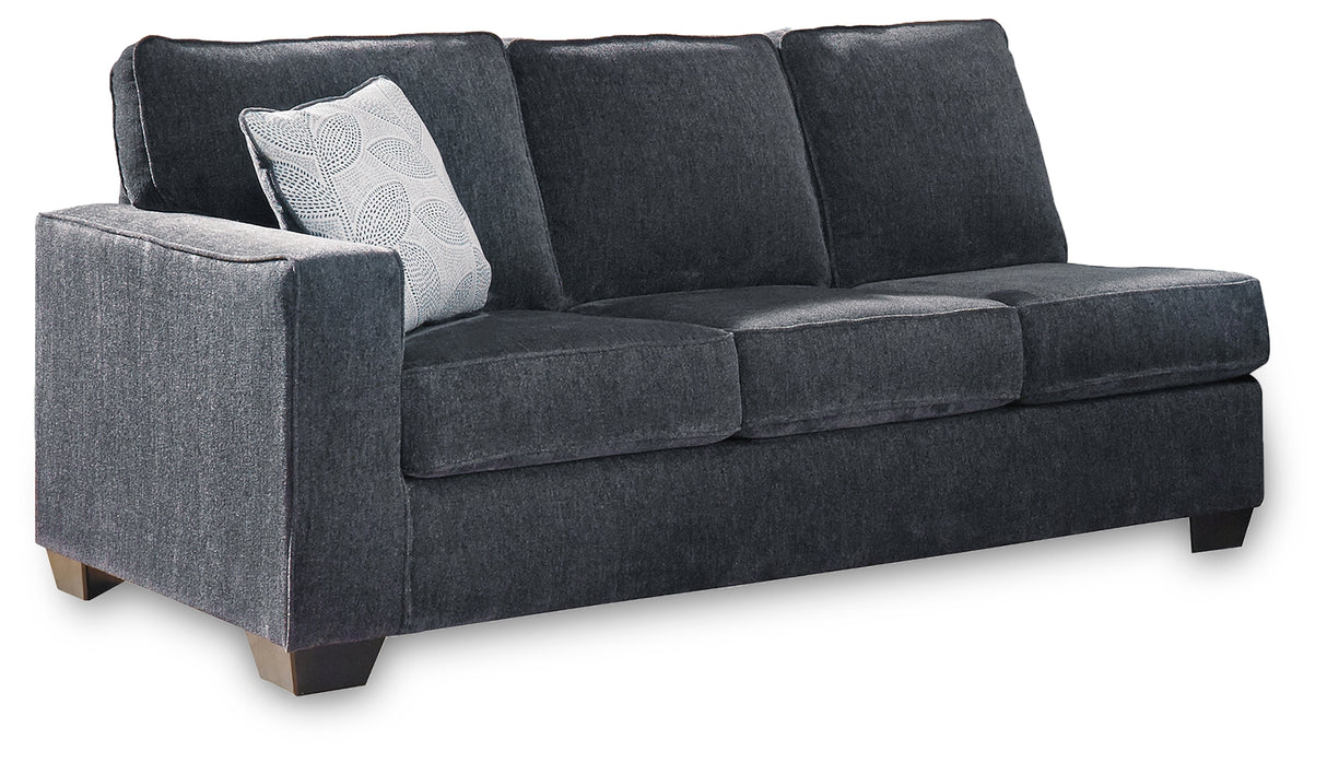 Altari Slate 2-Piece Sleeper Sectional and Ottoman from Ashley - Luna Furniture